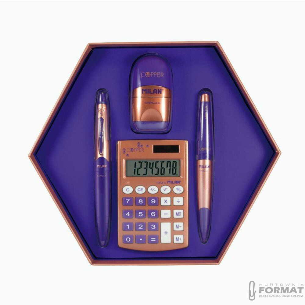 ZESTAW UPOMINKOWY COPPER FIOLET MILAN 08740 1