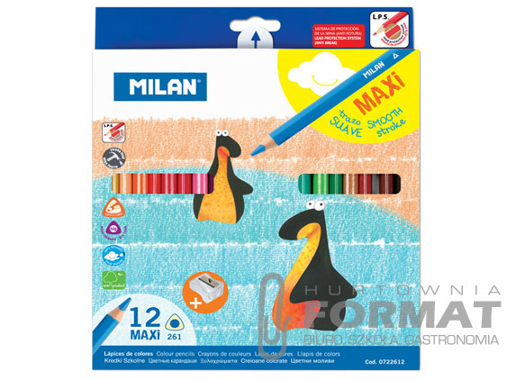 KREDKI 12K MAXI MILAN TRÓJKĄTNE 0722612 1