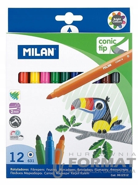 PISAKI 12 KOLORÓW MILAN 1