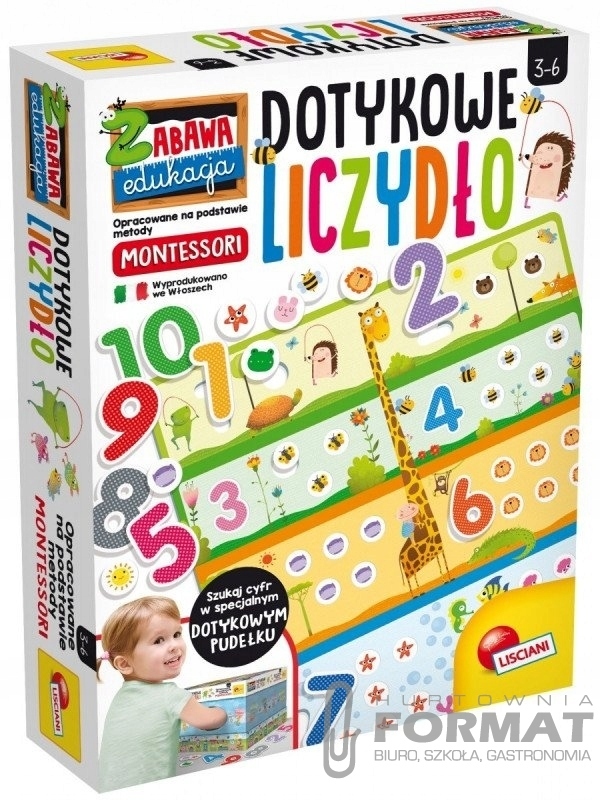 Montessori Plus Dotykowe liczydło 72453 LISCIANI 1