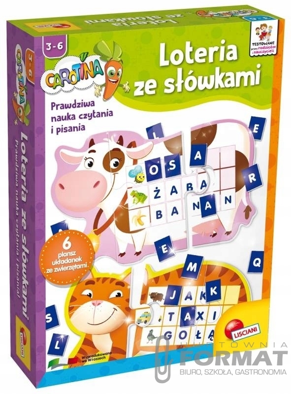 CAROTINA LOTERIA ZE SŁÓWKAMI 1