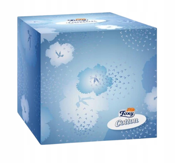 Chusteczki Foxy Cotton Cube 60szt 1