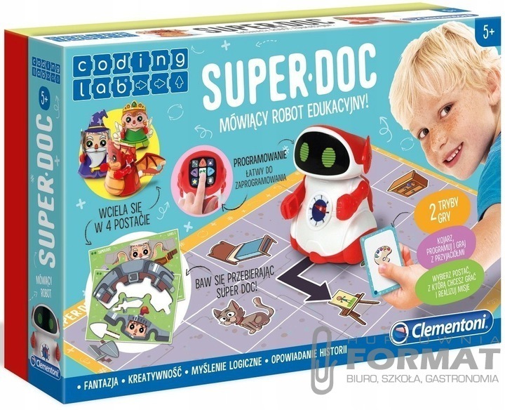 Clementoni Super Doc Mówiący robot edukacyjny 5064 1