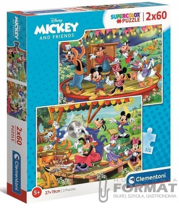 Clementoni Puzzle 2x60el Miki i Przyjaciele. Micke 1