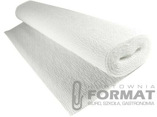BIBUŁA KREPINA 180G 50/250 600 BIAŁA 1