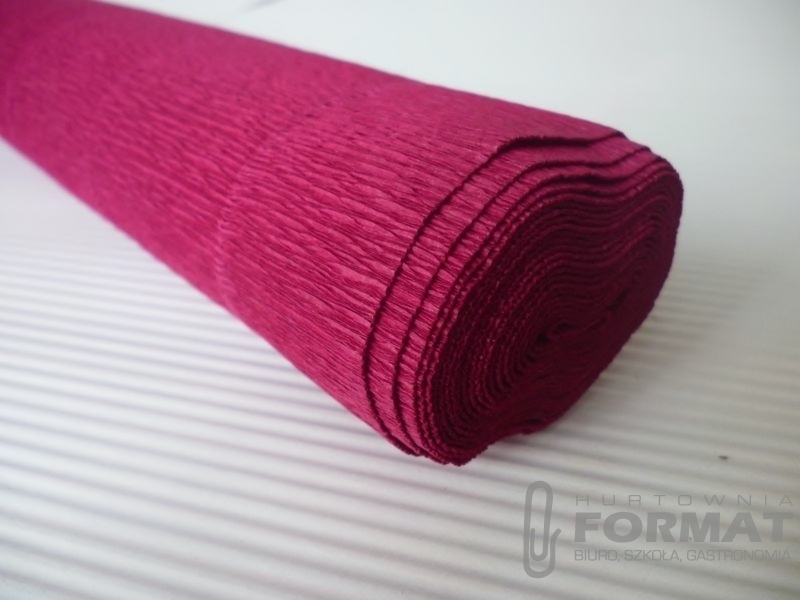 BIBUŁA KREPINA 180G 50/250 584 BORDO 1