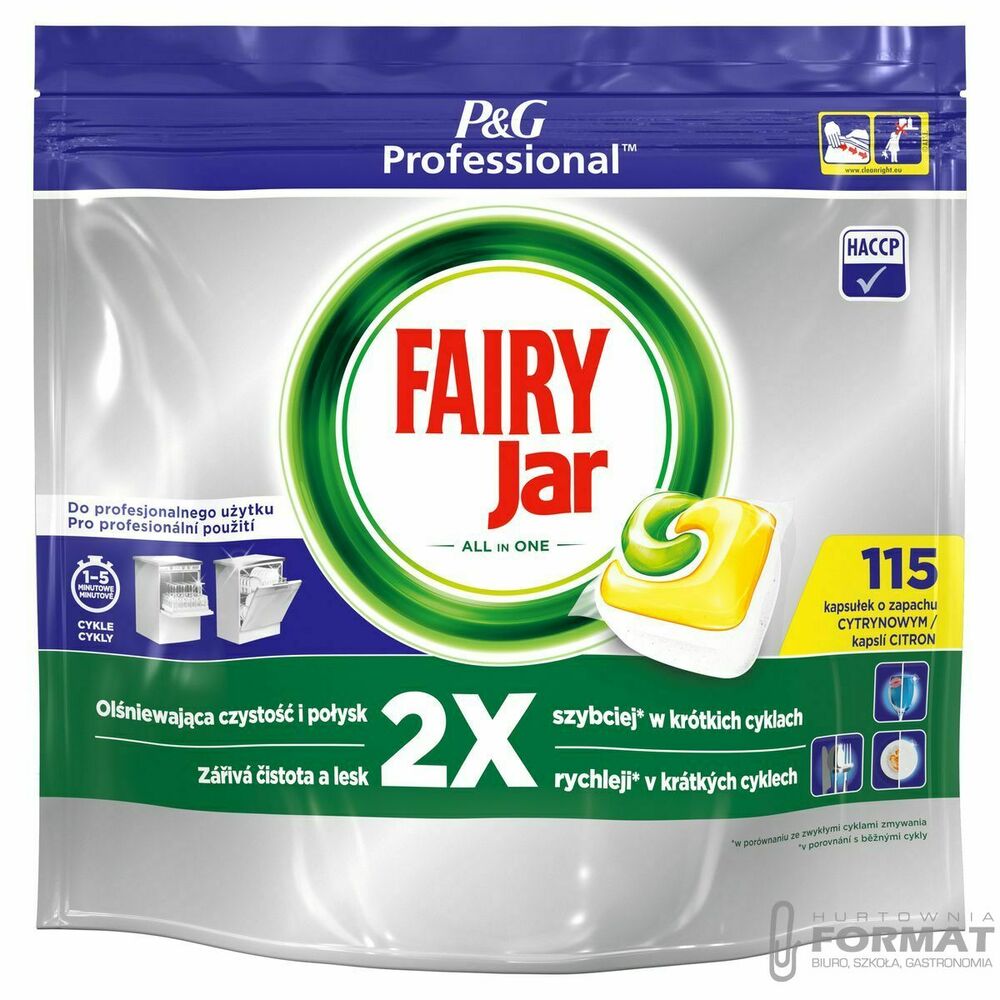 FAIRY Kapsułki do zmywarki P&G Prof.Lemon 115 sztu 1