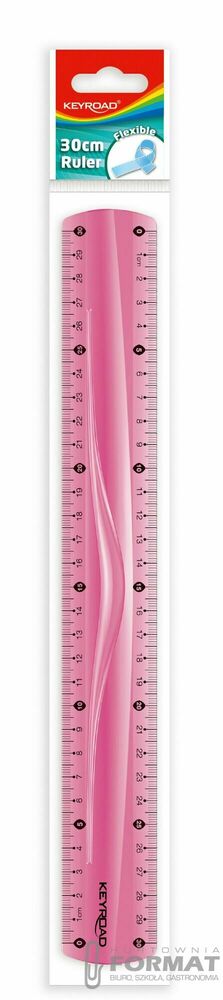 Linijka plastik Keyroad elastyczna 30cm (KR970854) 1