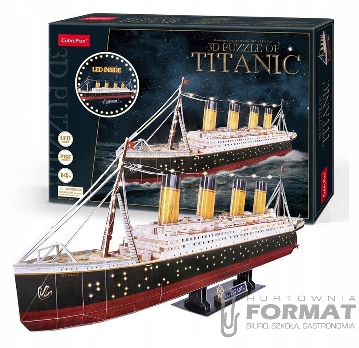 Puzzle 3D LED Titanic 20521 1