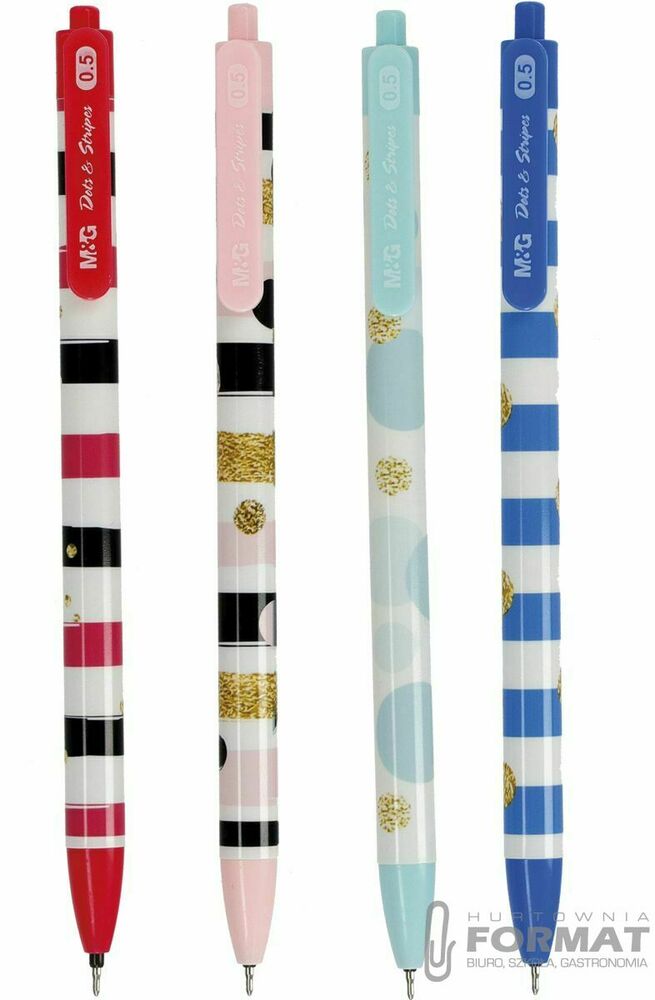 DŁUGOPIS M&G DOTS&STRIPES 1