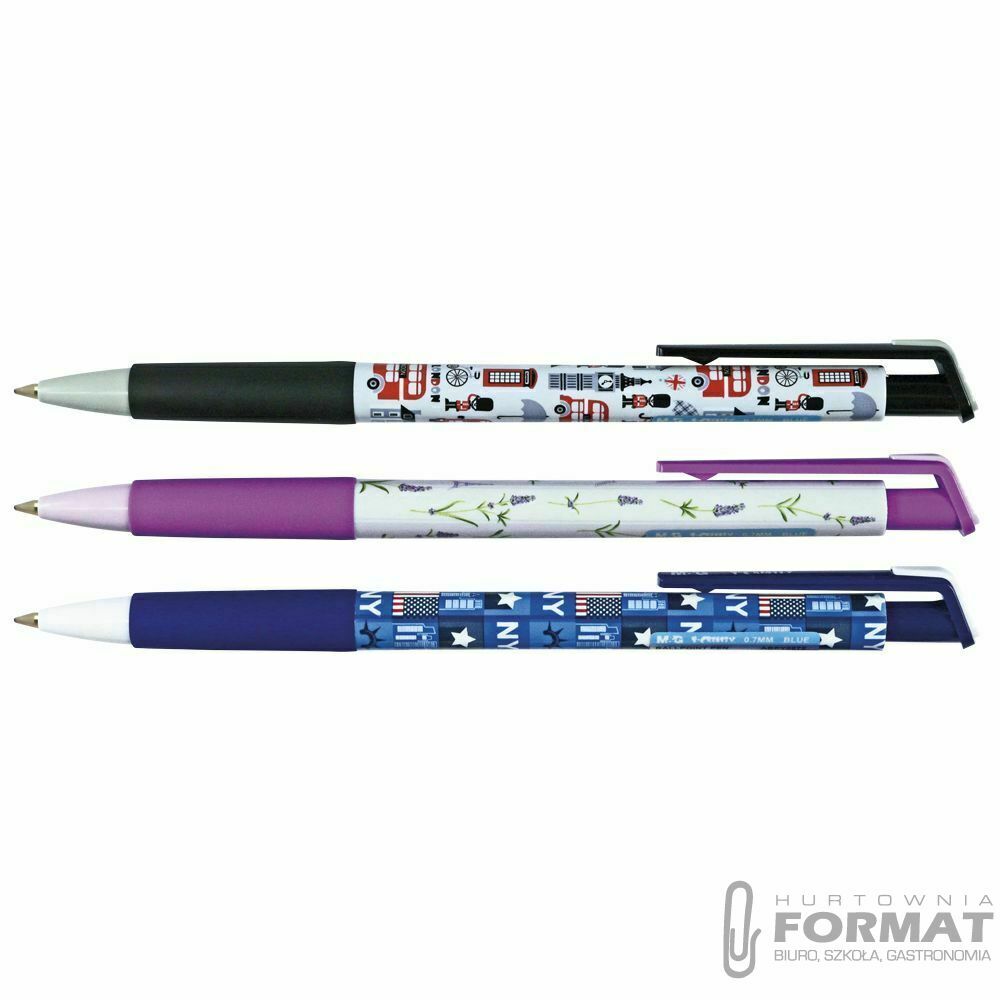 DŁUGOPIS ABPY0872 0,7MM NIEB 1