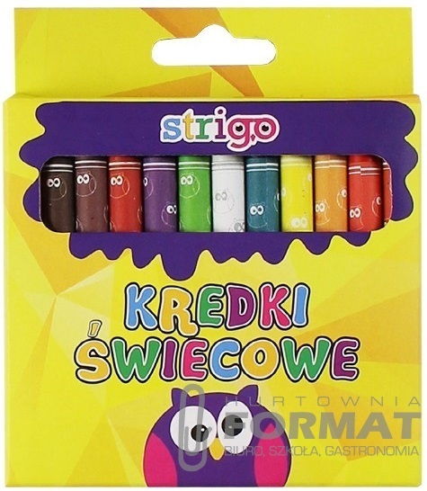 KREDKI SWIECOWE 24 SZT. STRIGO 1