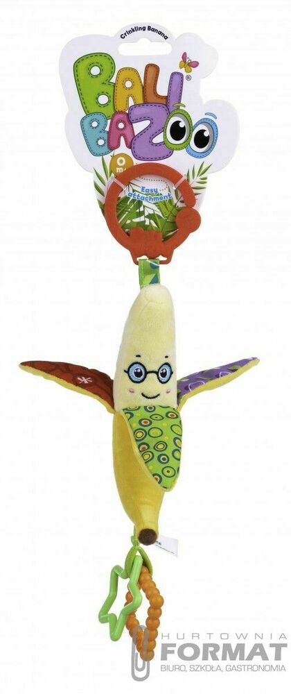 Grzechotka Balibazoo zawieszka banan (BB80244) 1