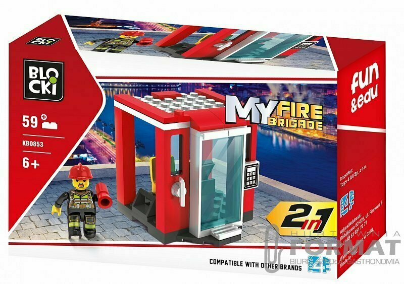 Blocki MyFireBrigade Straż Pożarna 59 ele. 1
