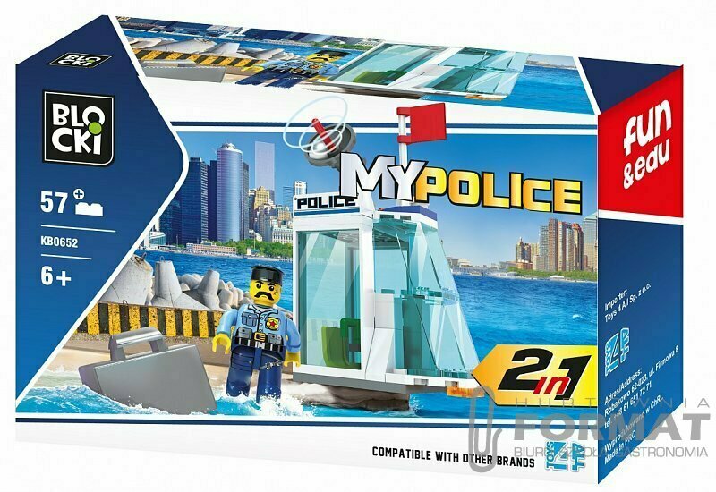 Blocki MyPolice 2w1 KB0652 57 elementów 1