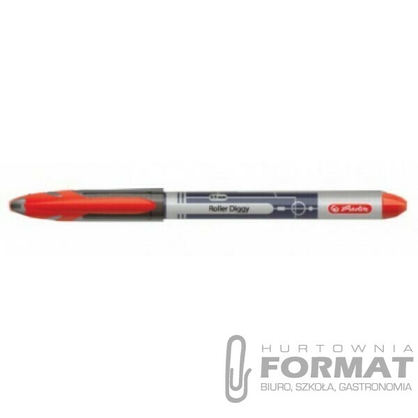 DŁUGOPIS ŻELOWY  DIGGY CZERWONY 0,5MM HERLITZ 1