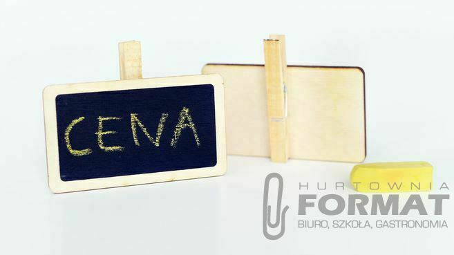 TABLICZKA CENOWA DREWNIANA EKO Z KLAMERKĄ 1