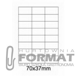 ETYKIETA SAMOPRZYLEPNA MIX A100 70/37 1