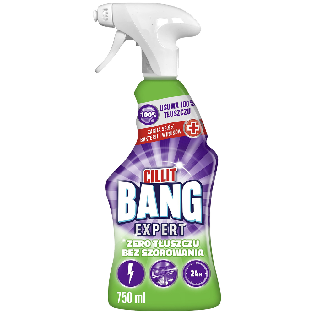 Cillit Bang Expert spray zero tłuszczu 750ml 1
