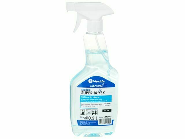 MERIDA SUPER BŁYSK 500ML BUTELKA ZE SPRYSKIWACZEM 1