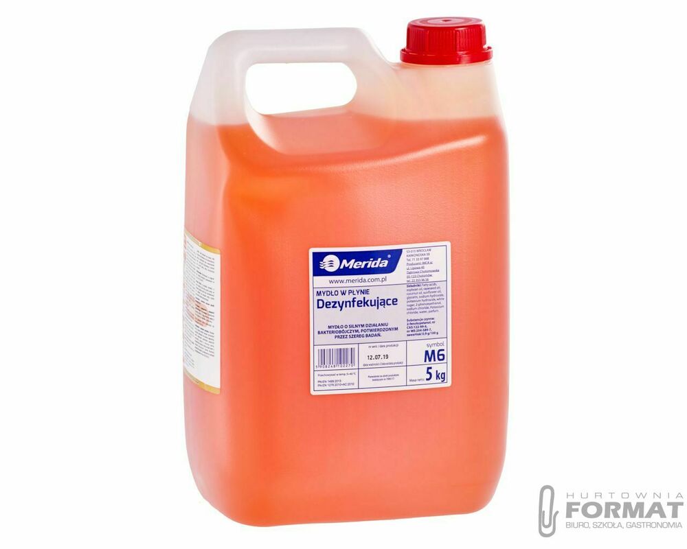 Mydło w płynie DEZYNFEKUJĄCE, kanister 5 kg, zapach grejpfrutowy 1