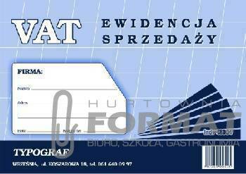 EWIDENCJA SPRZEDAŻY VAT A4 48004 1