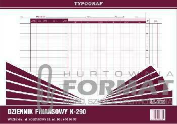 DZIENNIK FINANSOWY A3 K290 02018 1