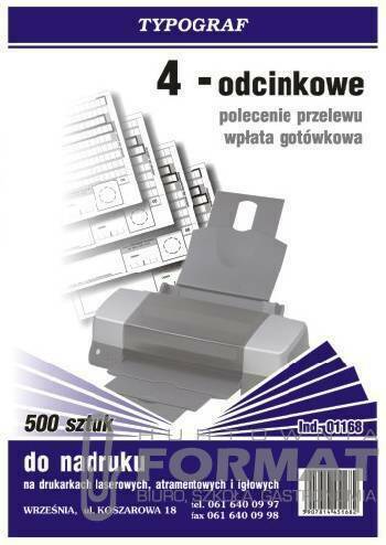 POLECENIE PRZELEWY 4ODC. A500 01168 1