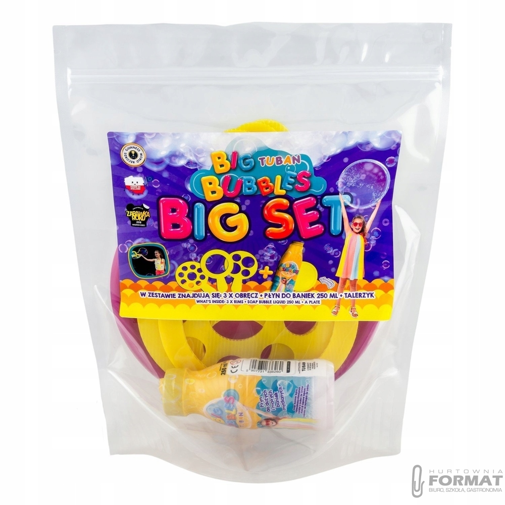 TU3619 ZESTAW BIG TUBAN – 250 ml + TALERZYK + 3 RÓ 1