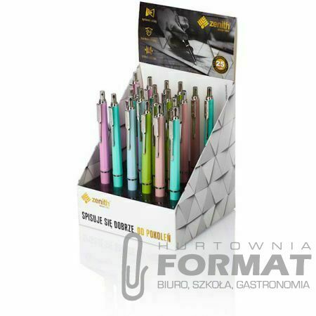 DŁUGOPIS ZENITH 7 KOLORY PASTELOWE 1