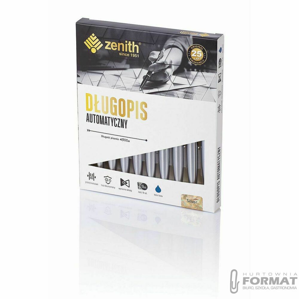 Długopis Zenith 4 Zenith niebieski 0,8mm (04021000) 1