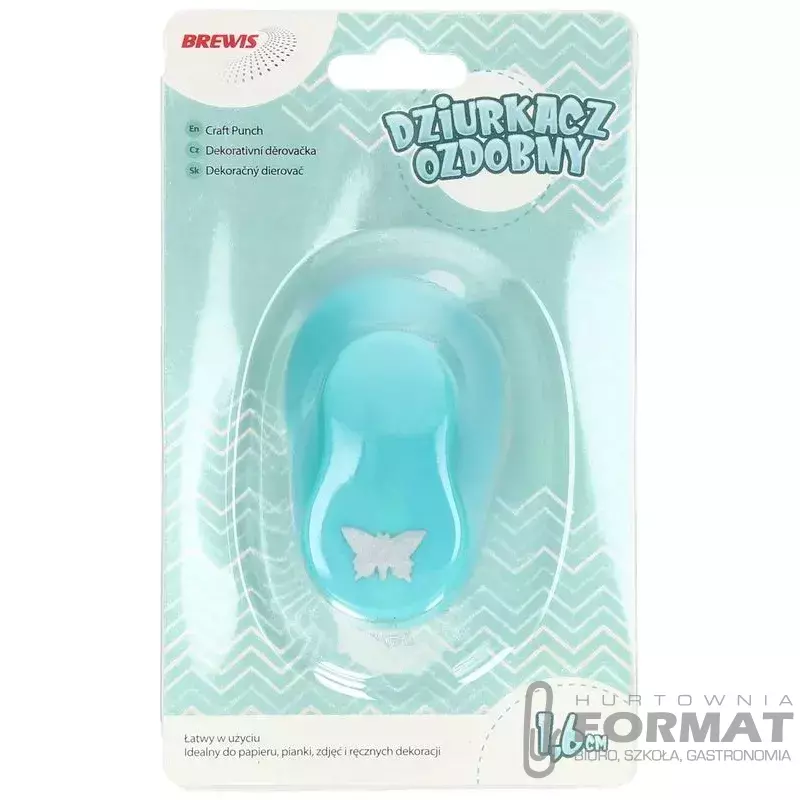 Dziurkacz ozdobny 1.6 cm D16-63 Motyl 1