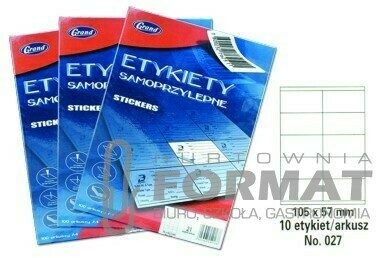 ETYKIETA SAMOPRZYLEPNA MIX A100 105/57 1
