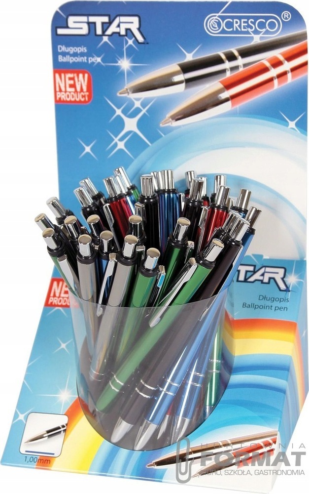 Długopis metalowy Cresco Star 1