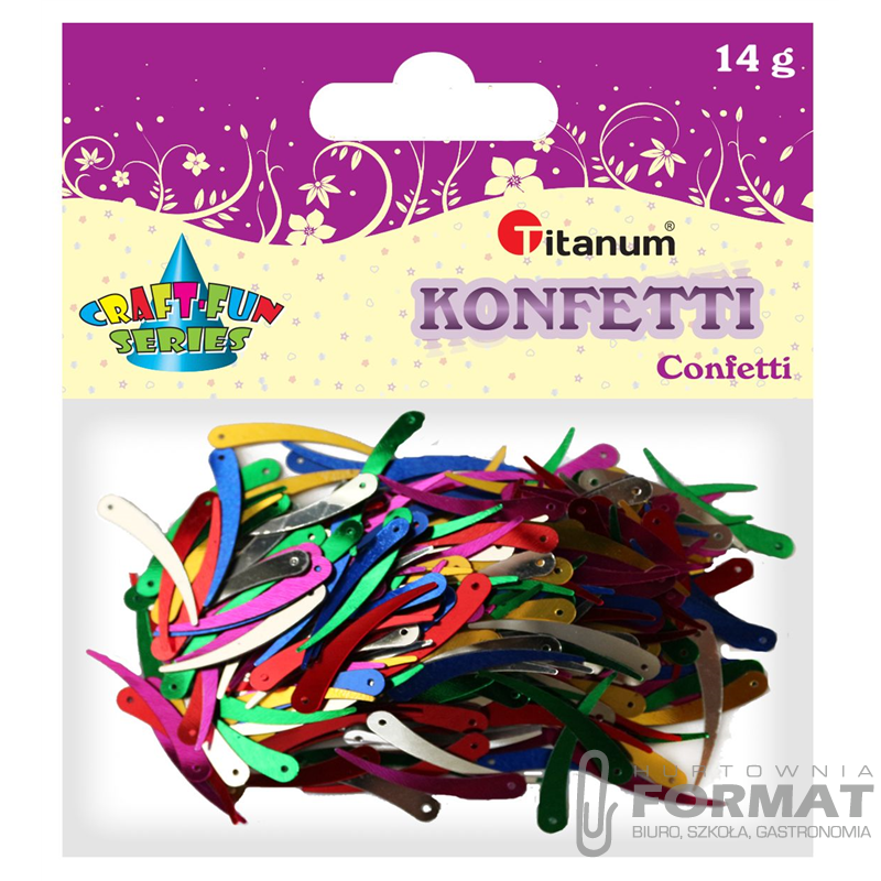 KONFETTI KOŚĆ SŁONIOWA 14G MIX KOLOR 1