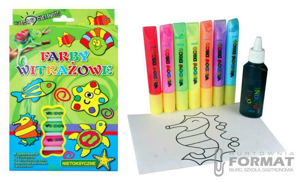 FARBY WITRAŻOWE WINDOW DECO 4037 FLUO 1