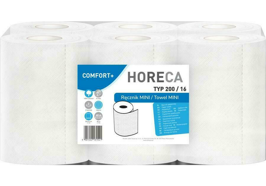 HORECA COMFORT+ Papierowy ręcznik MINI 2-war. 6szt 1