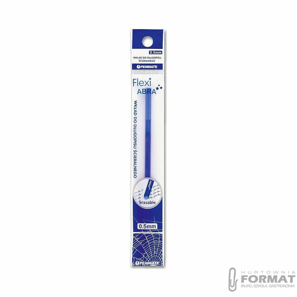 Wkład do długopisu Penmate Flexi Abra, niebieski 0,5mm (TT7279) 1