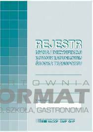 MIP REJESTR MYCIA I DEZ. KOMORY ŁAD H-91-3 1