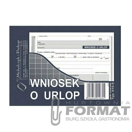 515-5 WNIOSEK O URLOP MIP 1