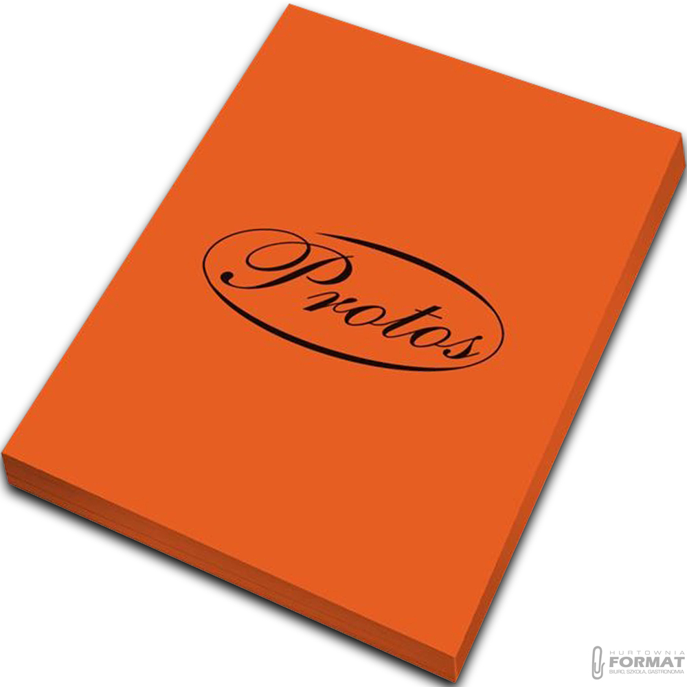 PAPIER KSERO KOLOR PROTOS A4 80g POMARAŃCZOWY 100 ARKUSZY KARTEK 1