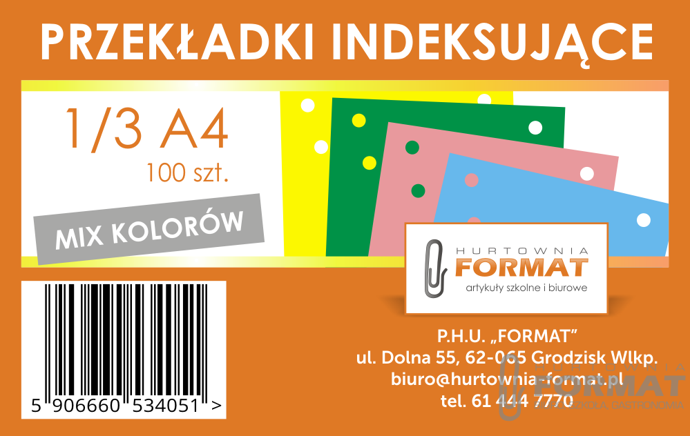 PRZEKŁADKI MIX KOLOR A100 DARKO 1