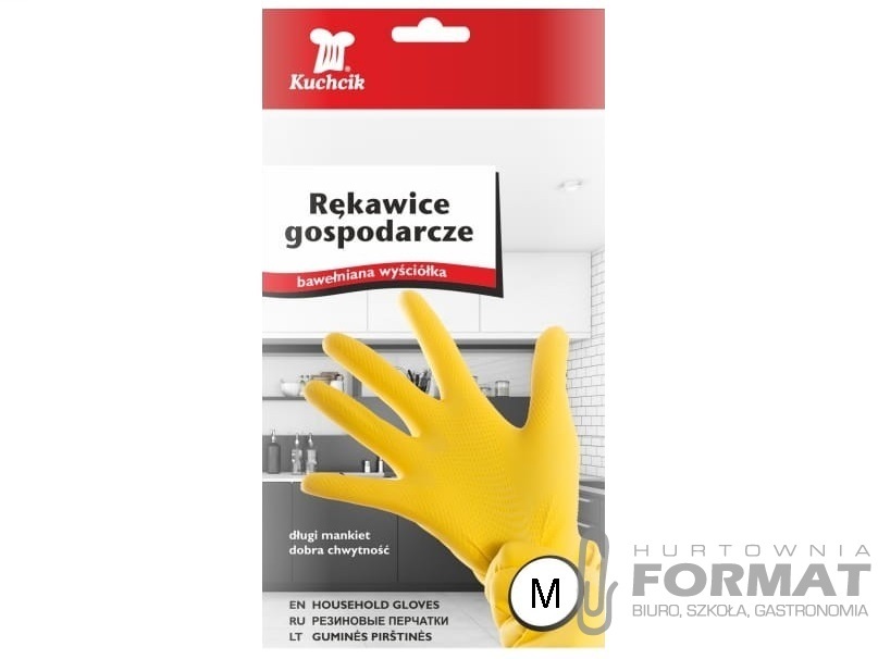 RĘKAWICE GUMOWE ROZMIAR M STANDARD 1
