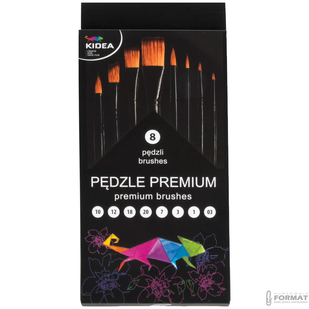 PĘDZLE PREMIUM 8SZT.    PPR8KA 1