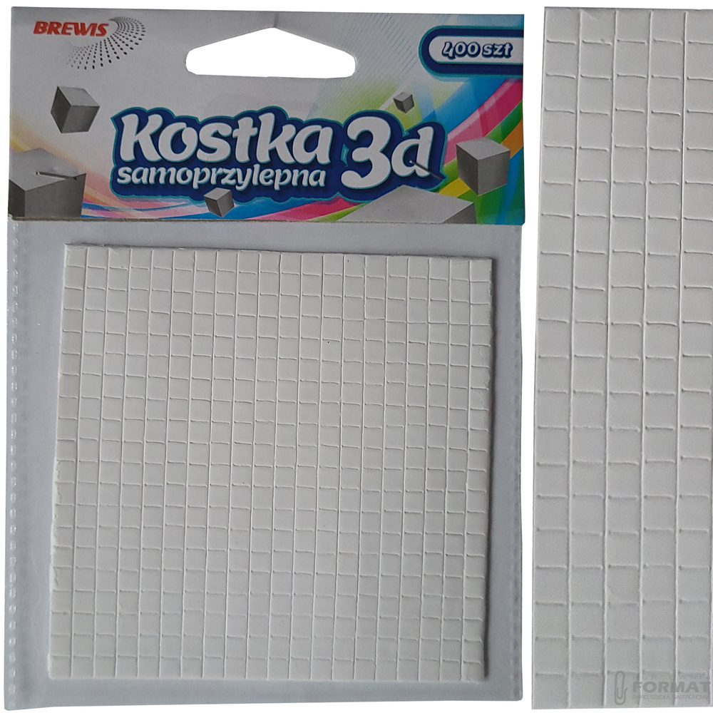 KOSTKA SAMOPRZYLEPNA 3D KS5 400 SZTUK BREWIS 1