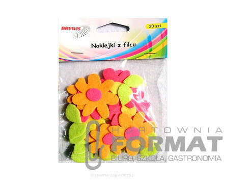 Naklejki z filcu FVC04 Kwiatki 1