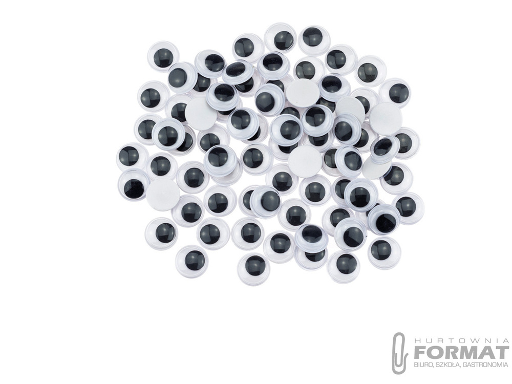 Ruchome oczka Brewis samoprzylepne 12 mm 80 szt. 1