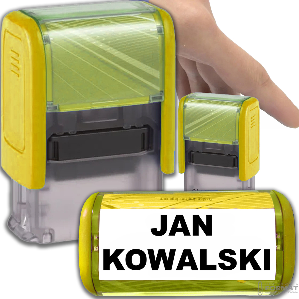 PIECZĄTKA TRODAT 8910 DO 2 LINII FIRMOWA IMIENNA BIUROWA PROJEKT + GUMKA 1