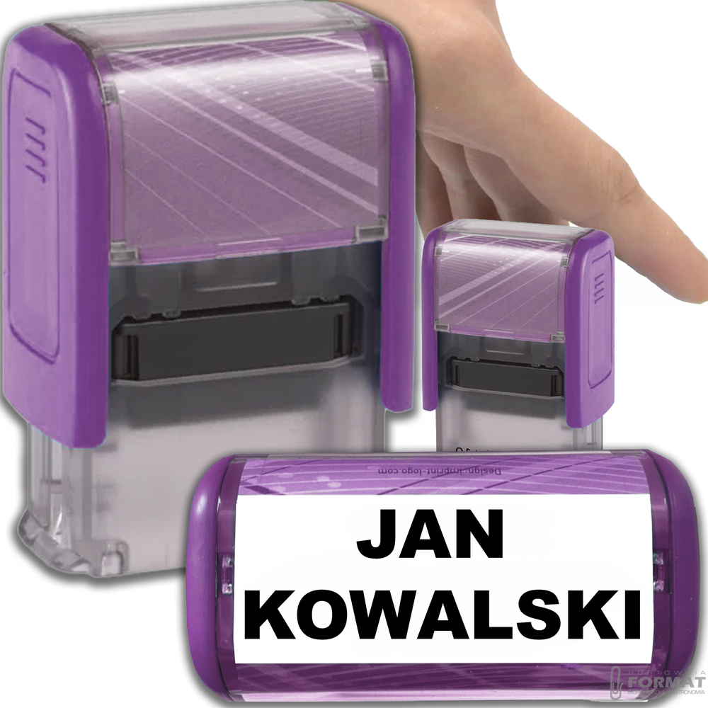 PIECZĄTKA TRODAT 8910 DO 2 LINII FIRMOWA IMIENNA BIUROWA PROJEKT + GUMKA 1