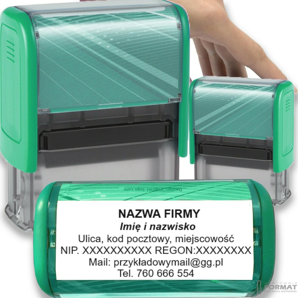 PIECZĄTKA TRODAT 8913 DO 8 LINII FIRMOWA IMIENNA BIUROWA PROJEKT + GUMKA 1